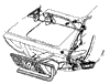1970 Corvette Parking & Marker Lamps Diagram