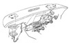 1975 Corvette Radio & Front Speakers Diagram