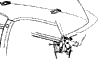 1956-1962 Soft Top Mount Brackets Diagram