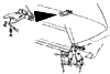 1956-1962 Mount Brackets & Latch Diagram