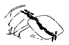 1970 Corvette T-Top Storage Strap Diagram