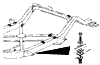 1961 Corvette Crossmembers & Frame Assembly Diagram