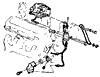 1968-1969 Fuel Pump, Filter & Lines Diagram