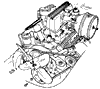 1957-1958 Fuel Injection Filter Diagram