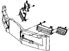 1981 Corvette Outer Grille Diagram