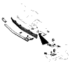 1963 Corvette Grille & Moulding Diagram
