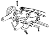 1976 Corvette Rear Spring & Differential Carrier Diagram