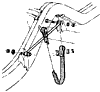1961 Corvette Rebound Strap & Rear Strut Diagram