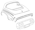1974-1982 Rear Body Diagram