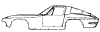 1963-1967 Coupe Body Weatherstrip Kit Diagram