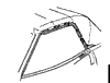 1968-1975 Soft Top Weatherstrips Diagram