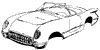 1953-1955 Weatherstrips Diagram