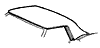 1968-1975 Hard Top Weatherstrips Diagram