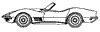 1968-1975 Convertible Body Weatherstrip Kit Diagram