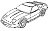 1991 Corvette Coupe Body Weatherstrip Kit Diagram