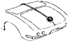 1961 Corvette Rear Deck Weatherstrips Diagram