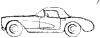 1961 Corvette Body Weatherstrip Kit Diagram