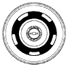 1967-1967 Disc Brake Hub Caps Diagram
