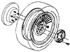 1967-1967 Wheels & Retainers Diagram