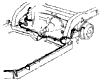 1963-1964 Rear Brake Lines Diagram