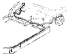 1965-1966 Rear Brake Lines Diagram