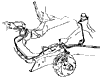 1965-1966 Front Brake Lines Diagram