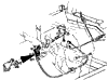 1964-1967 Parking Brake System Diagram