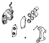 1984-1996 Front Brake Calipers Diagram
