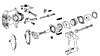 1984-1996 Rear Brake Caliper Diagram