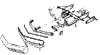 1973-1974 Front Bumper Diagram