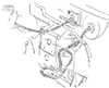 1963 Corvette Speedo & Tachometer Cables Diagram