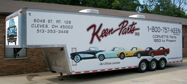 Keen Parts Corvette Show Trailer