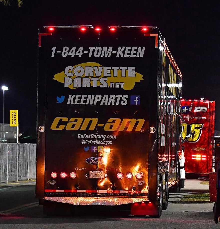 Keen Parts NASCAR semi