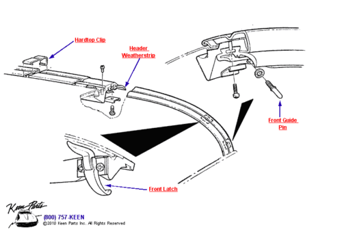 New 1956 - 1962 Hard u0026 Soft Top Latches from Keen Parts - Keen Parts News