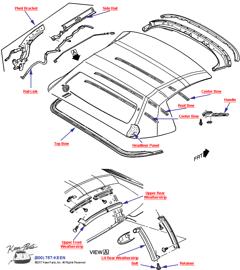  Diagram for a 1958 Corvette