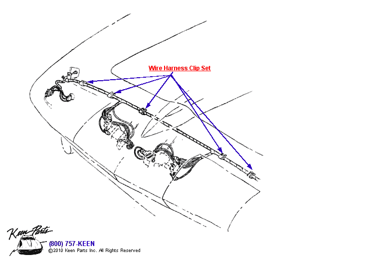 Headlight Wiring Diagram for a 1985 Corvette