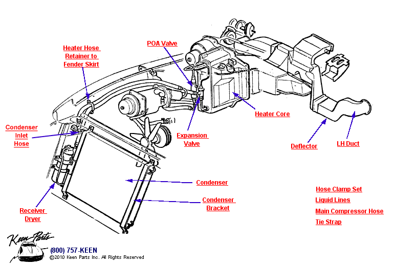 AC System Diagram for All Corvette Years