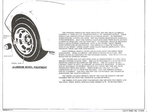 1976-1978 Corvette Aluminum Wheel Instructions Decal