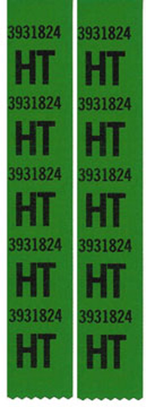 1968-1974 Corvette Front Coil Spring Label HT