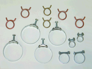 1968 Corvette Cooling System Hose Clamp Kit - without AC (14 pcs)