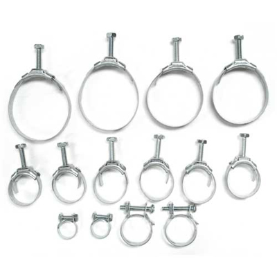 1969 Corvette Cooling System Hose Clamp Kit (14 Pcs) Small Block with AC & All Big Block