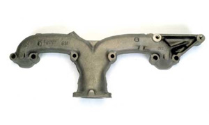 1958-1961 Corvette RH Exhaust Manifold - 2 inch with Fuel Injection