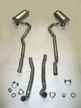 1968-1975 Corvette Exhaust Kit - 2 inch to 2.5 inch