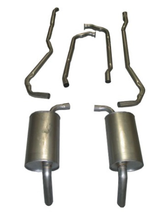 1974 Corvette Exhaust Kit - 2 inch to 2.5 inch