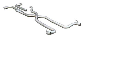 1968-1980 Corvette Pypes Exhaust System without Mufflers