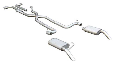 1968-1981 Corvette Pypes Exhaust System with Street Pro Mufflers