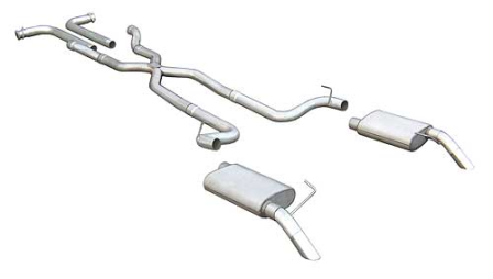 1968-1981 Corvette Pypes Exhaust System with Violator Mufflers
