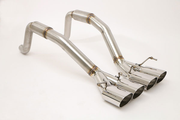 2005-2008 Corvette C6 Bullet Exhaust with Quad Oval Tips