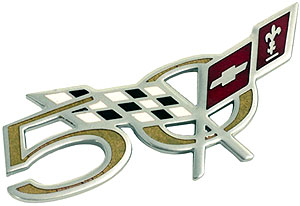 2003 Corvette Side Emblem - 50th Anniversary