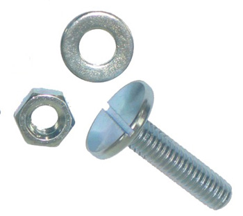 1963-1967 Corvette Seat Adjusting Screw with Nut & Washer